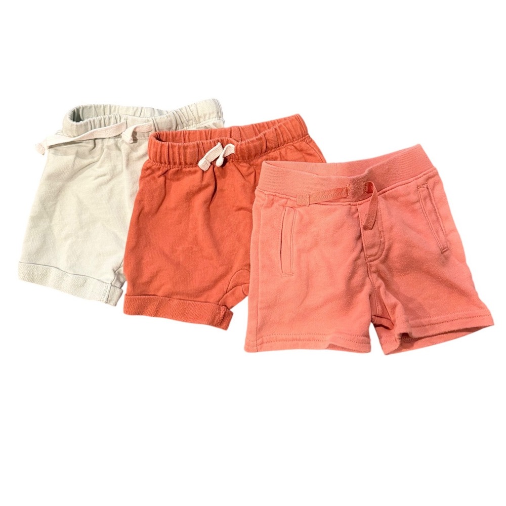 Little Co by Lauren Conrad Garanimals Baby Shorts Bundle 6-9M 9M Organic Cotton